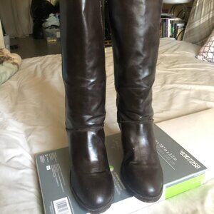London Rebel Knee High Boots 8.5 black Slightly used